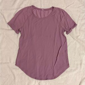Lululemon Mauve Short Sleeve Swiftly Size 8